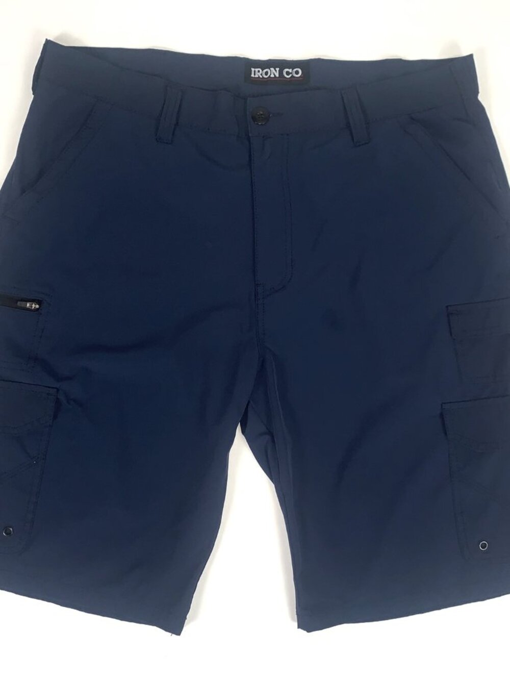 Iron Co Navy Mens Lightweight Cargo Shorts size 36 -Preowned Excellent condition